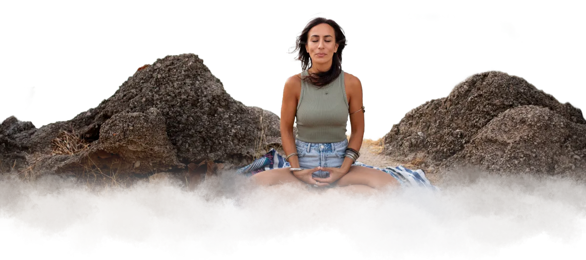 Inna Segal in meditation
